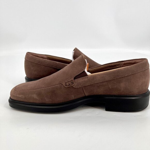 ECCO Helsinki 2 Loafer Size 12 - 12.5 Taupe Leather Dual Fit Slip-On Shoes